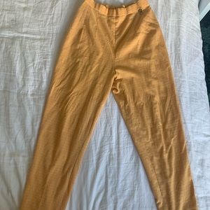 Vintage orange plaid pants